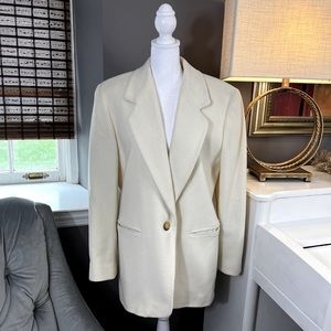 Winter White Blazer, Saks Fifth Avenue